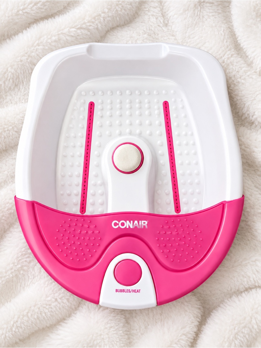 Conair Pink Foot Spa Bath with Bubbles & Heat